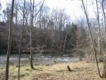 looking up river
