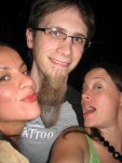 Stevi Woolworth, Chris West and Melissa Mesko late nite