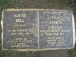 Gravestone of Bela Bartok (1881 - 1945) at Ferncliff Cemetary in Hartsdale, NY