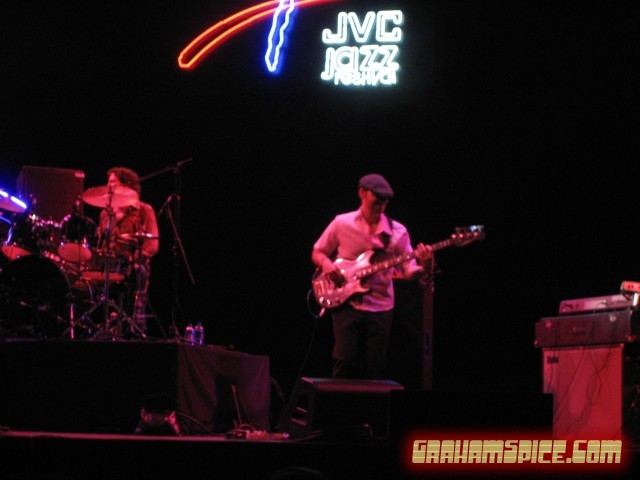Groove Collective performing at Celebrate Brooklyn at the Prospect Park Bandshell in Brooklyn, NY