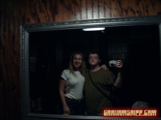 Julie Powell and in the backstage mirror.
01230001.JPG
