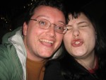 Me and Lola Mullens at L'Italia, 04/04/08