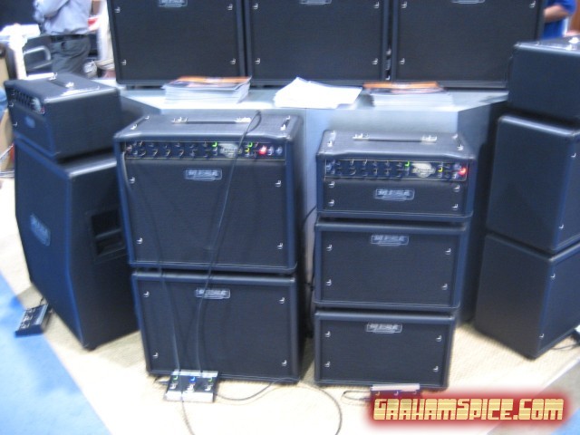New Express series at the Mesa-Boogie booth, NAMM 2007