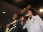 Doug and co-employee from Boogie-talk in front of the Mesa-Boogie booth at NAMM 2007