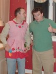 Kevin in his favorite apron