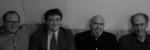 The pianists of the evening:
Charlie Peacock, Graham Spice, Chris Walters and Bruce Dudley The pianists of the evening:
Charlie Peacock, Graham Spice, Chris Walters and Bruce Dudley